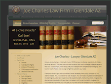 Tablet Screenshot of joecharles.com